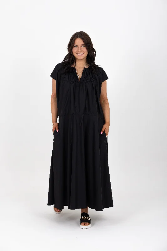 THIERRY  DRESS - BLACK Comfortable unclassified dresses