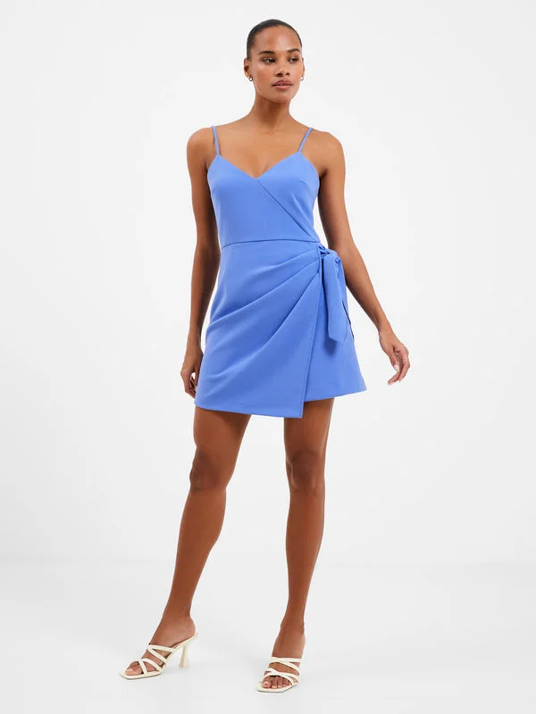 Whisper V Neck Bow Envelope Dress Ruffled unclassified dresses