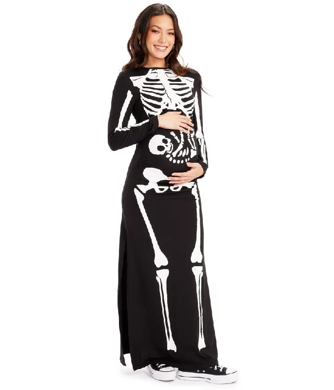 Pregnant Skeleton Maternity Costume Dress Vintage unclassified dresses