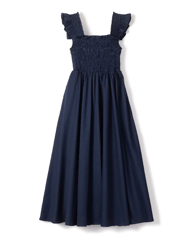 Women's Twill Margaux Dress | Navy Party unclassified dresses