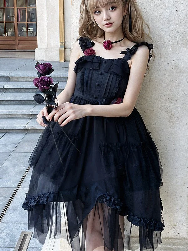 Women's Victorian Gothic Strap Dress Popular unclassified dresses