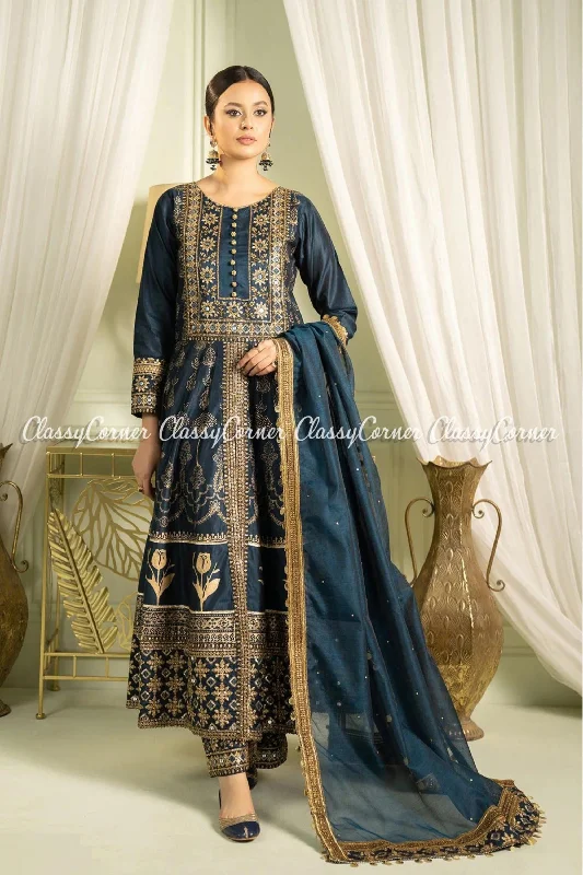 Zinc Katan Embroidered Readymade Suit Spring unclassified dresses