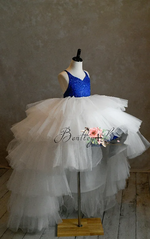 New "Powder Puff" -  detachable tulle skirt (best fits size 6-10 year) DRESS NOT INCLUDED- Tulle Dress Look