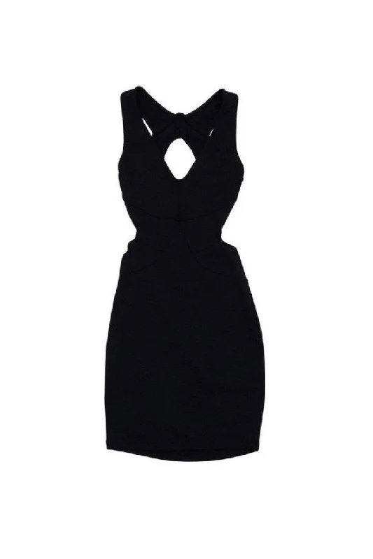 David Lerner - Black Bodycon Dress Sz XS Elegant Bodycon Gown