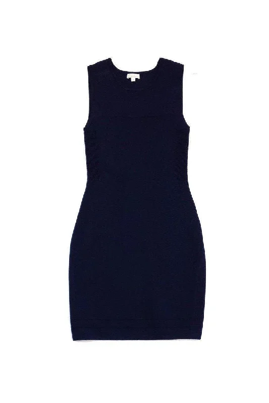 Shoshanna - Navy Sleeveless Bodycon Dress Sz P Bold Bodycon Dress