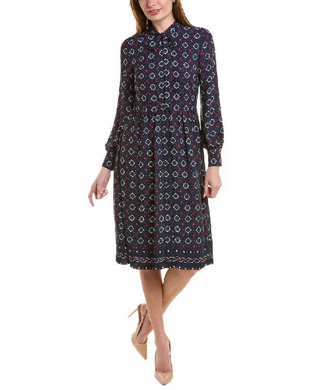 Brooks Brothers Shirtdress Layered Shirt Dress