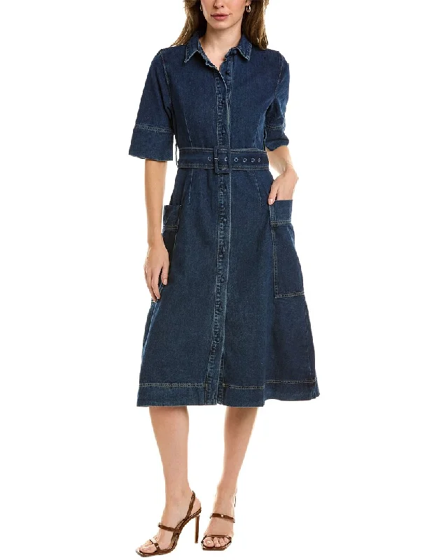 Gracia Denim Shirtdress Relaxed Fit Shirt