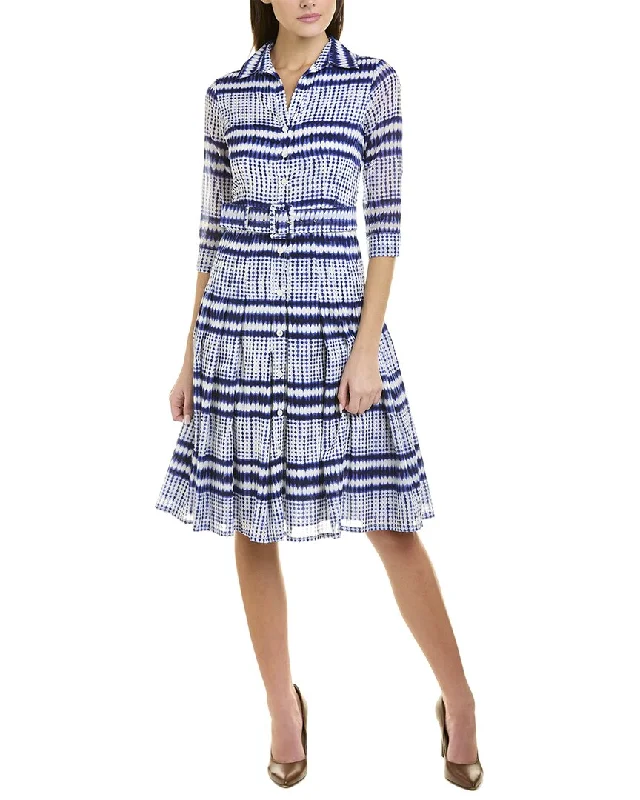 Samantha Sung Patricia Shirtdress Classic Shirt Dress